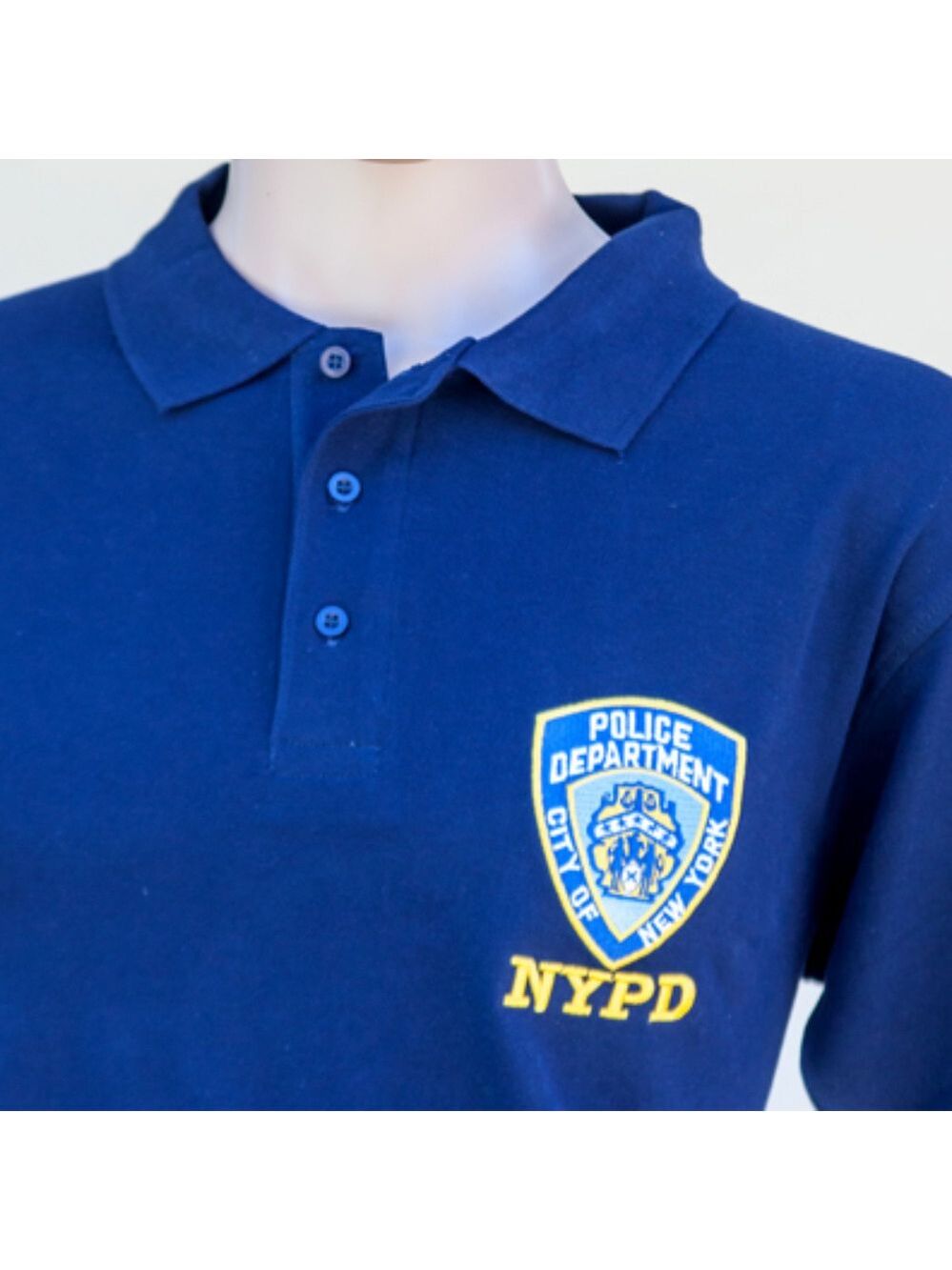 Blue NYPD Golf collared polo T-Shirt NWT